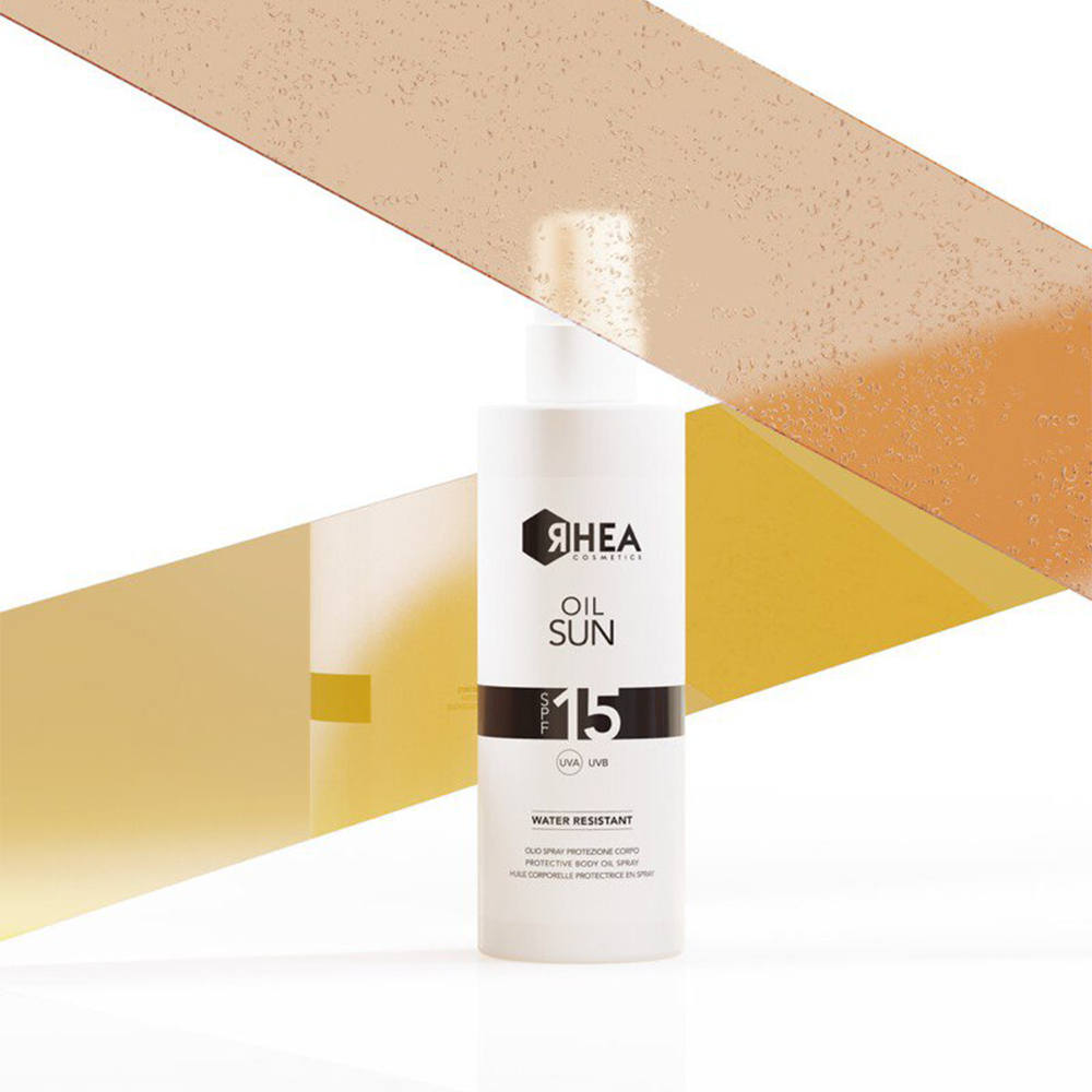 Rhea Cosmetics OILSUN SPF 15 200ml - Захисна олія-спрей для тіла - фото №2 Rhea Cosmetics OILSUN SPF 15 200ml - Захисна олія-спрей для тіла - фото №2